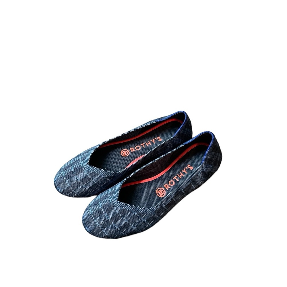 Rothy’s plaid ballet flats